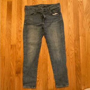 American Eagle Outfitters Women's Skinny Jeans - Dark and Light Blue